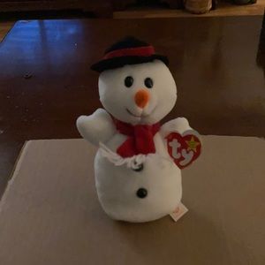 Snowfall the snowman Ty Beanie Baby original 1996.